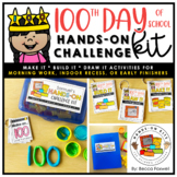 100th Day Of School Hands-On Challenge Kit | Morning Work 