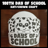 100th Day Of School Hat Craft | Dalmatian Dog Crown/Headba