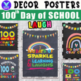 100th Day Of School LAUGH Poster Fun Quotes Classroom Deco