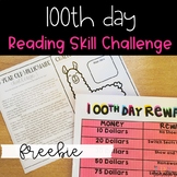 100th Day Reading Skill Challenge