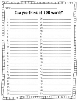 100 day writing prompt challenge
