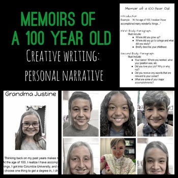 Preview of 100th Day Writing Activity