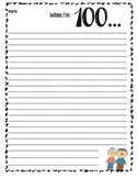 100th Day Writing Paper