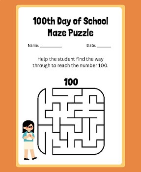 Preview of 100th Day of School 100th Day Activities ,Worksheets and 100th Day Activities