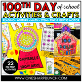 100th Day of School | 22 No Prep 100th Day Activities & Crafts