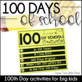 100th Day of School Activities | 100th Day of School for Big Kids