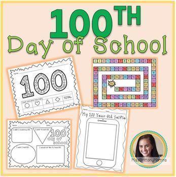 100th Day of School Activities by Miss Brittany Martins | TpT