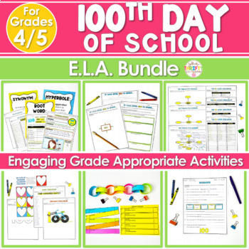 Preview of 100th Day of School Activities 4th Grade & 5th Grade 1000th Day of School