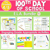 100th Day of School Activities 4th Grade & 5th Grade 1000t
