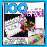 100th Day Math Activities with 100th Day Hat & 100th Day W