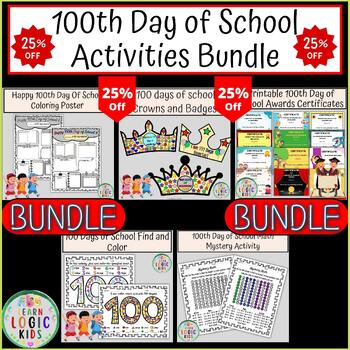 Preview of 100th Day of School Activities Bundle