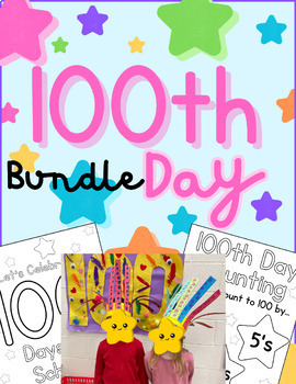 Preview of 100th Day of School Activities Bundle sight words, numbers and more!