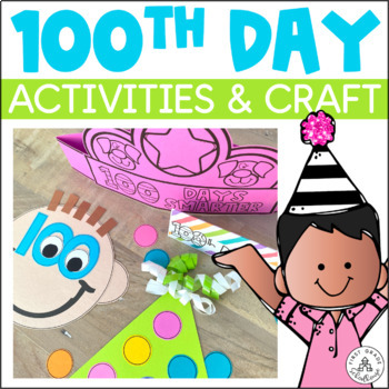 Preview of 100th Day of School Activities & Craft - 100th Day Crown