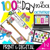 100th Day of School Activities | Digital and Printable 100