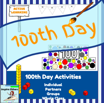 Preview of 100th Day of School Worksheets & Activities- Hats, Math, Problem Solving & More