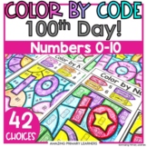 100th Day of School Activities Math Coloring Pages Color b