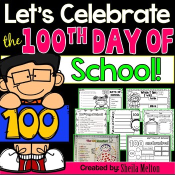 Preview of 100th Day of School Activities and Worksheets, No Prep Printables, 70 Pages!