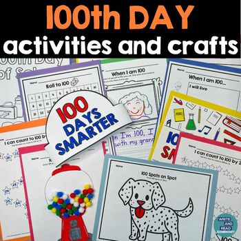 Preview of 100th Day of School Activities and Crafts 