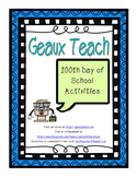 100th Day of School Activities and Learning Games