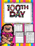 100th Day of School  Activities by Number and Writing Pages