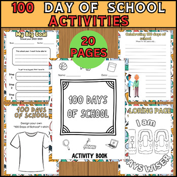 Preview of 100th Day of School Activities for Pre-K to 1st Grade | writing activities |