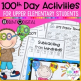 100th Day of School Activities for Upper Elementary Students