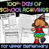 100th Day of School Activities for Upper Elementary