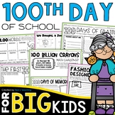 100th Day of School Activities Math Writing Project 3rd 4t