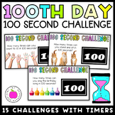 100th Day of School Activity | 100 Second Challenge