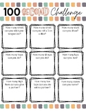100th Day of School Activity