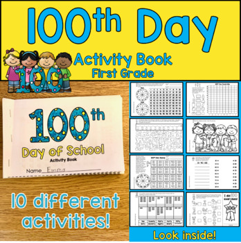 100th Day of School Activity Book by One Little Classroom | TPT
