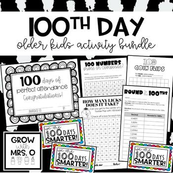 Preview of 100th Day of School: Activity Bundle for Big Kids!