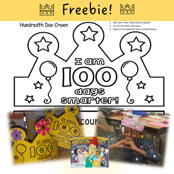 Preview of 100th Day of School Activity | Hundredth Day Crown