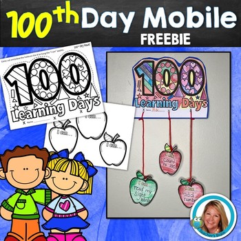 Preview of 100th Day of School Activity MOBILE FREE