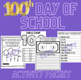 100th Day of School Activity Packet