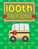 100th Day of School Activity Set