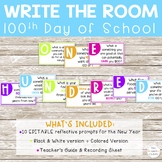 100th Day of School Activity: Write the Room