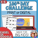 100th Day of School Activity for Bigger Kids - 3rd, 4th, 5th