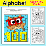 Alphabet 100th Day Coloring Page - Owl 100 Days of School 