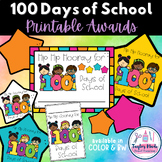 100th Day of School Award Printable - Hip Hip Hooray 100 D