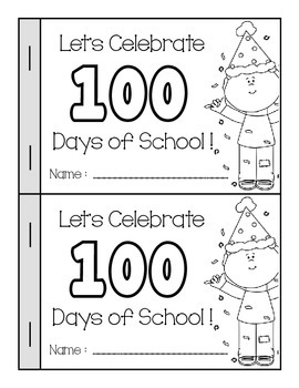 Preview of 100th Day of School Book
