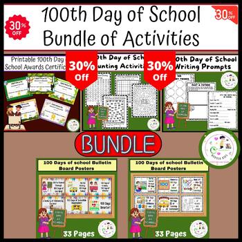 Preview of 100th Day of School Bundle of Activities