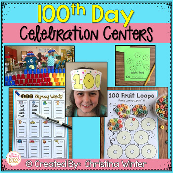 100th Day of School Celebration Centers