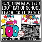 100th Day of School Celebration Writing Activity Bulletin 