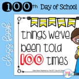 100th Day of School Class Book