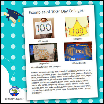 100th Day Of School Letter To Parents Collage Project With Example
