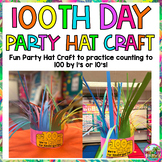 100th Day of School Hat Activity Colorful and Fun Party Hat Craft