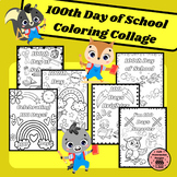 100th Day of School Coloring Sheets