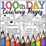 100th Day of School Coloring Pages | 100 Days of School Co