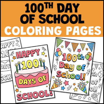 100th Day of School Coloring Pages - Fun Printable Coloring Sheets